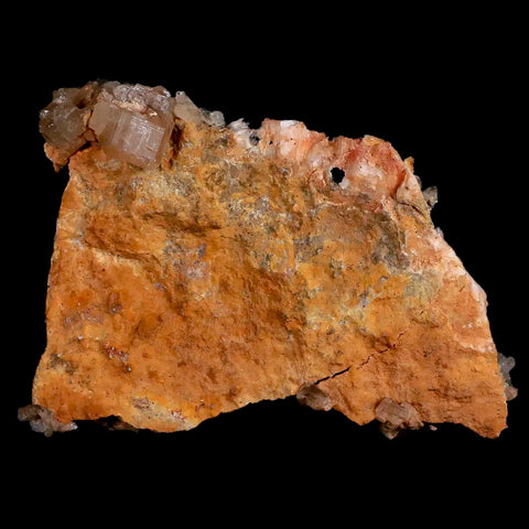 3.1" Sparkly Orange Barite Blades, Cerussite Crystals, Galena Crystal Mineral Morocco - Fossil Age Minerals