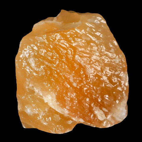 2.1" Natural Rough Orange Calcite Crystal Mineral Specimen Nuevo Leon Mexico - Fossil Age Minerals