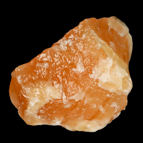 2.8" Natural Rough Orange Calcite Crystal Mineral Specimen Nuevo Leon Mexico - Fossil Age Minerals