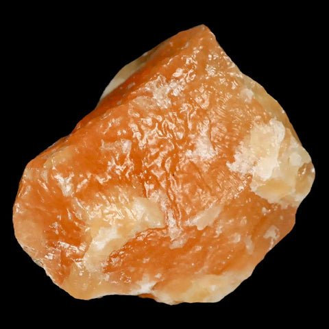 2.8" Natural Rough Orange Calcite Crystal Mineral Specimen Nuevo Leon Mexico - Fossil Age Minerals