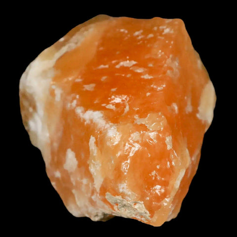 2.8" Natural Rough Orange Calcite Crystal Mineral Specimen Nuevo Leon Mexico - Fossil Age Minerals