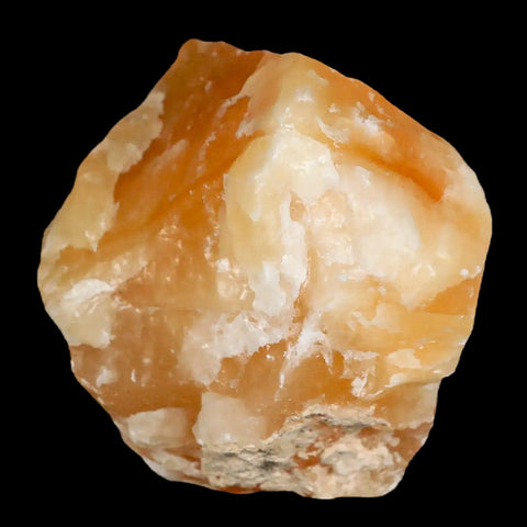 2.8" Natural Rough Orange Calcite Crystal Mineral Specimen Nuevo Leon Mexico - Fossil Age Minerals