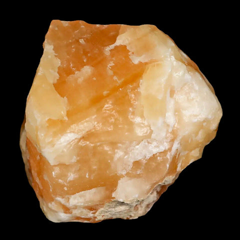 2.8" Natural Rough Orange Calcite Crystal Mineral Specimen Nuevo Leon Mexico - Fossil Age Minerals