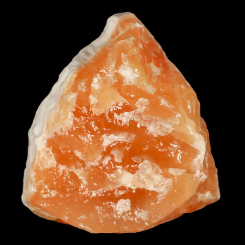 2.8" Natural Rough Orange Calcite Crystal Mineral Specimen Nuevo Leon Mexico - Fossil Age Minerals