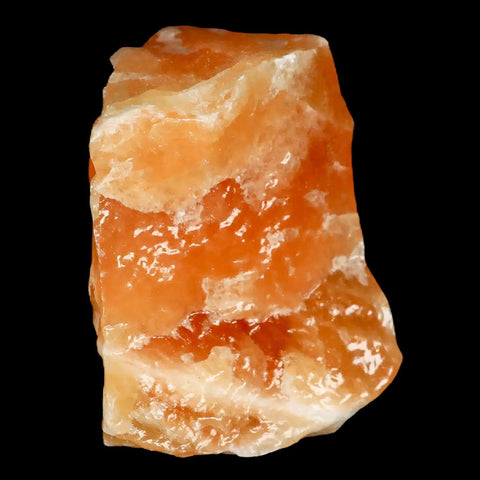 2.6" Natural Rough Orange Calcite Crystal Mineral Specimen Nuevo Leon Mexico - Fossil Age Minerals