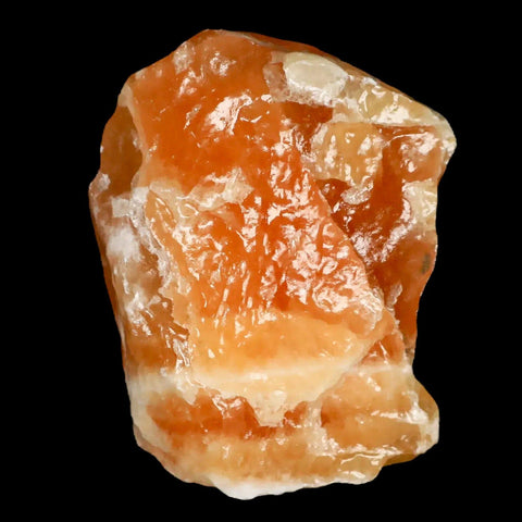 2.6" Natural Rough Orange Calcite Crystal Mineral Specimen Nuevo Leon Mexico - Fossil Age Minerals