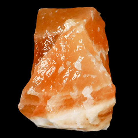 2.6" Natural Rough Orange Calcite Crystal Mineral Specimen Nuevo Leon Mexico - Fossil Age Minerals