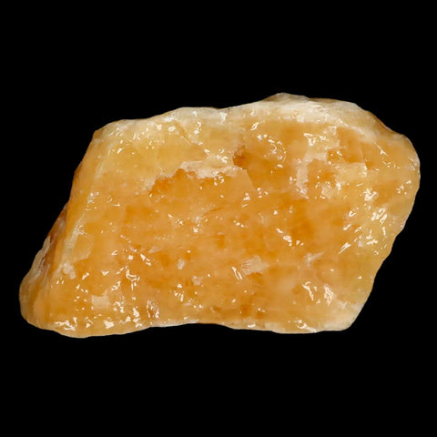 3.4" Natural Rough Orange Calcite Crystal Mineral Specimen Nuevo Leon Mexico - Fossil Age Minerals