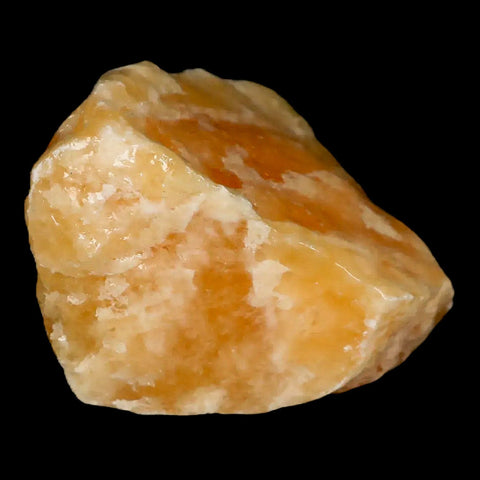 3.4" Natural Rough Orange Calcite Crystal Mineral Specimen Nuevo Leon Mexico - Fossil Age Minerals