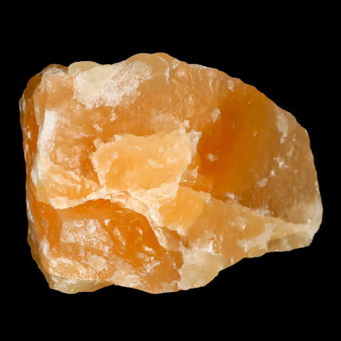 2.7" Natural Rough Orange Calcite Crystal Mineral Specimen Nuevo Leon Mexico - Fossil Age Minerals