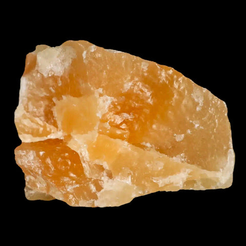 2.7" Natural Rough Orange Calcite Crystal Mineral Specimen Nuevo Leon Mexico - Fossil Age Minerals