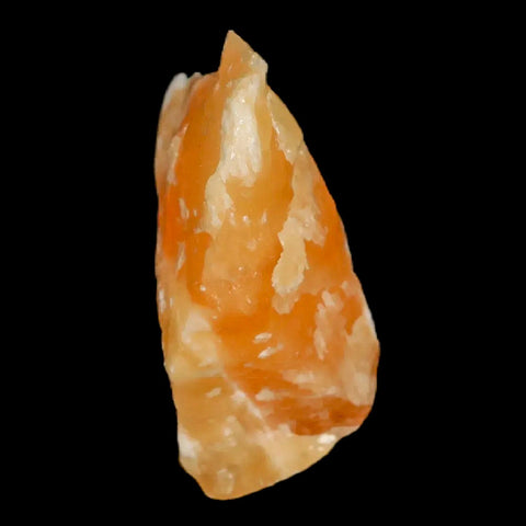 3.4" Natural Rough Orange Calcite Crystal Mineral Specimen Nuevo Leon Mexico - Fossil Age Minerals