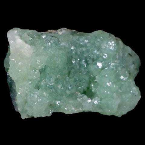 2.4" Rough Green Prehnite Crystal Mineral Specimen Location Imilchil, Morocco - Fossil Age Minerals