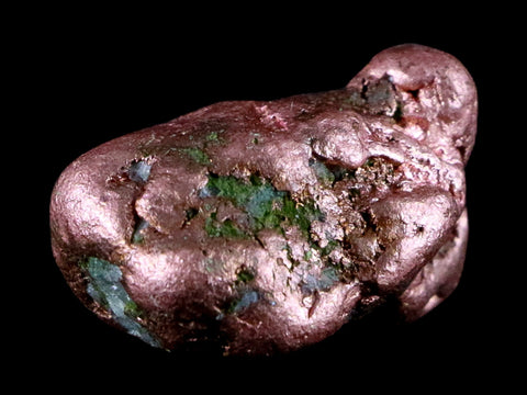 0.9" Solid Native Copper Polished Nugget Mineral Keweenaw Michigan 0.8 OZ - Fossil Age Minerals