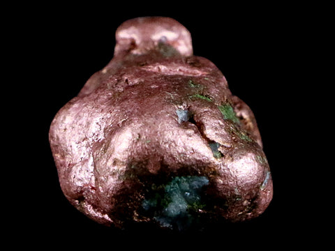 0.9" Solid Native Copper Polished Nugget Mineral Keweenaw Michigan 0.8 OZ - Fossil Age Minerals
