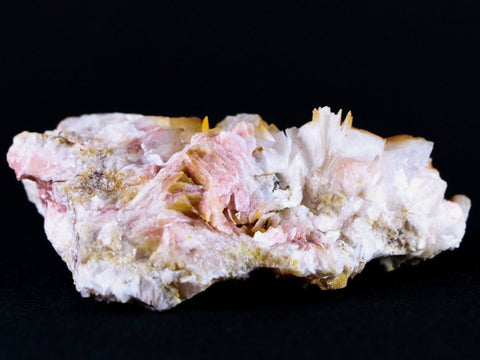 2.6" White, Orange Barite Blades Crystal Mineral Mabladen Morocco 4 OZ - Fossil Age Minerals