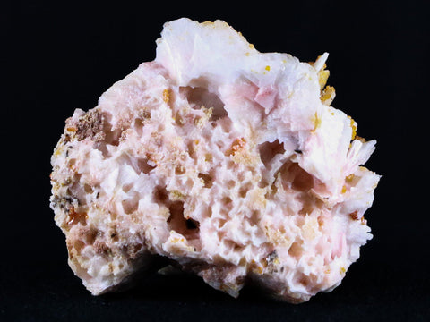 1.7" Red Vanadinite Crystals Yellow, White Barite Blades Mineral Morocco 1.5 OZ - Fossil Age Minerals