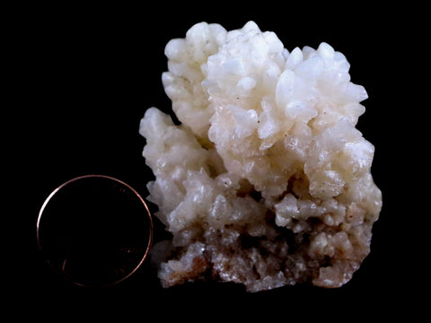 1.7" Aragonite Cave Calcite Crystal Cluster Mineral Specimen 1.9 OZ Morocco - Fossil Age Minerals